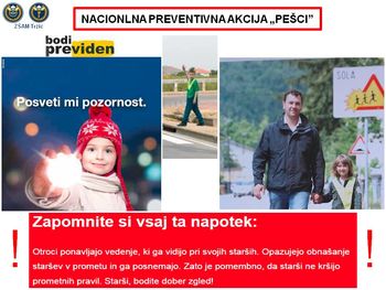 Nacionalna preventivna akcija "PEŠCI"