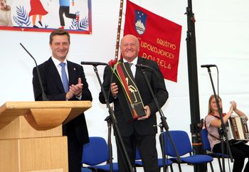 Jože Kužnik, župan Občine Polzela, in Igor Pungartnik