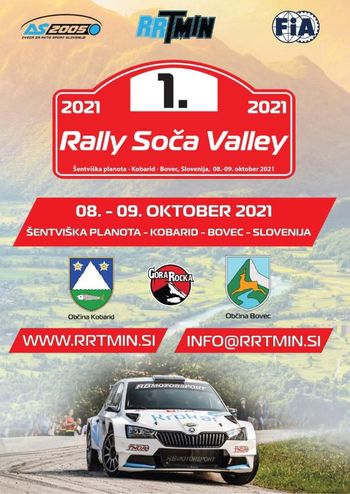 Zapore za izvedbo 1. Rally Soča Valley Zapore za izvedbo 1. Rally Soča Valley