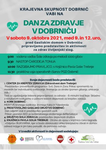 DAN ZA ZDRAVJE V DOBRNIČU