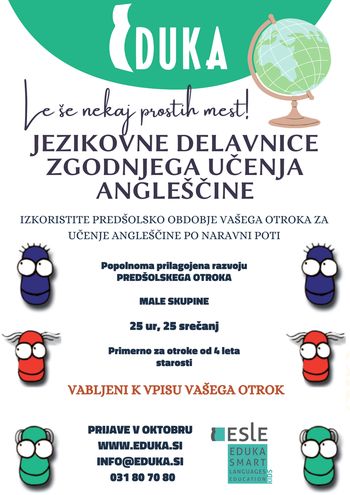 Angleščina za predšolske otroke