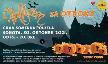 Halloween za otroke na gradu Komenda