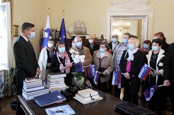 NA OBISKU V PREDSEDNIŠKI PALAČI