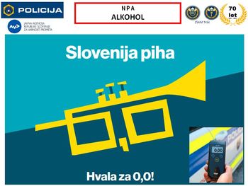 Rezultati zaključka drugega dela nacionalne preventivne akcije »Alkohol«