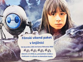 Filmski vikend paket v knjižnici od decembra 2021 do konca februarja 2022