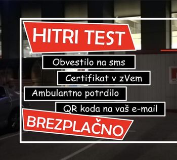Nova lokacija za hitro testiranje (HAGT) za COVID-19
