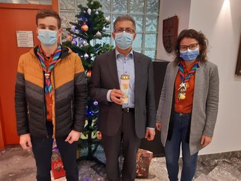 Skavti prinesli Luč miru iz Betlehema
