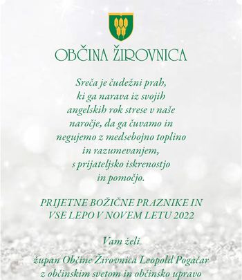 Praznična čestitka