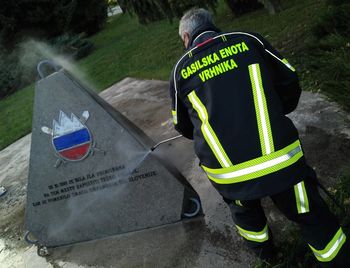 Očistili spomenik samostojnosti