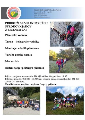 RAZPIS za pridobitev licence vodnika