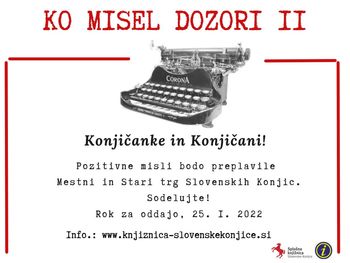 Natečaj "Ko misel dozori II"