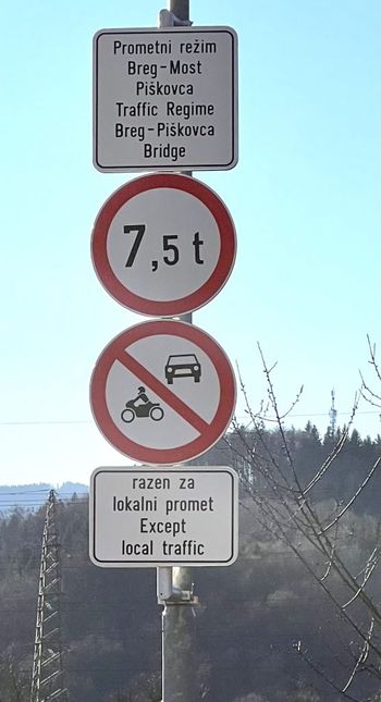 Spremenjen prometni režim na relaciji Breg-Piškovca-Bled (most Piškovca)