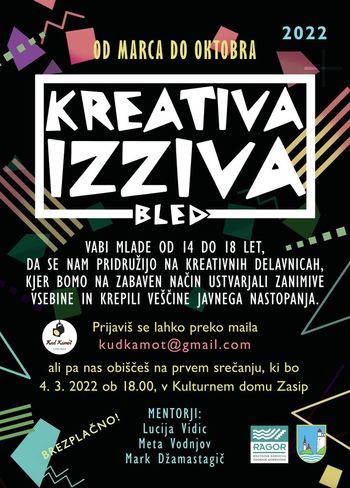 Kreativa izziva za mlade