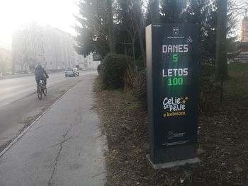 Števci kolesarjev za promocijo trajnostne mobilnosti 