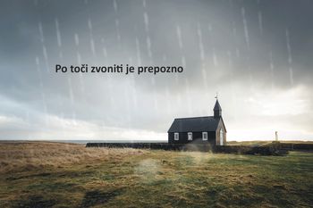 »Kdaj nas bo srečala pamet?«