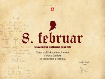 Govor župana ob slovenskem kulturnem prazniku