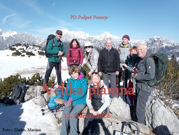PD na Veliki planini 13.2.2022