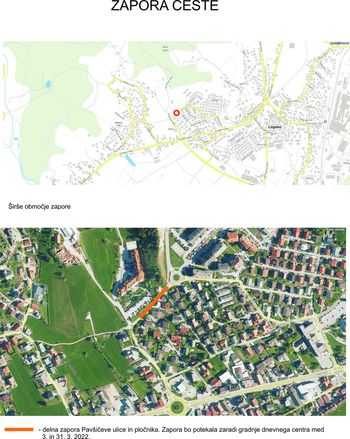 Delna Zapora Pavšičeve ulice