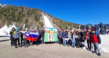 OGLED SMUČARSKIH SKOKOV V PLANICI