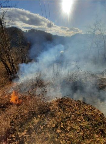 Velika požarna ogroženost naravnega okolja
