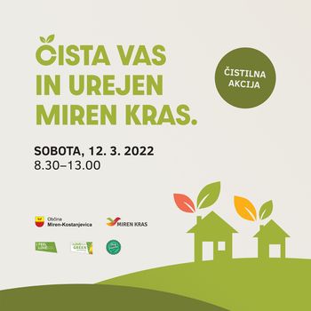 Za čisto vas in urejen Miren Kras