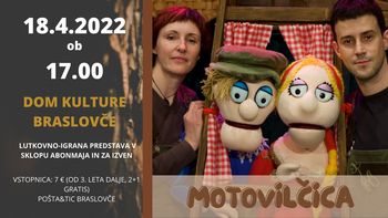 MOTOVILČICA - lutkovno igrana predstava za otroke