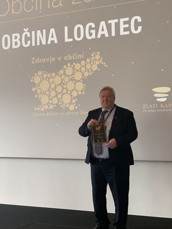 Občina Logatec prejemnica nagrade Občina zdravja 2022