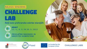 Reši izziv prehranske oskrbe starejših - Challenge lab 2022 