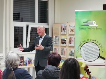 Ivan Sivec v Knjižnici Pavla Golie Trebnje