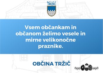 Želimo vam mirne velikonočne praznike