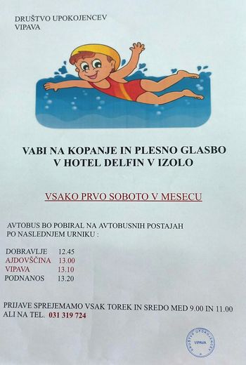 Plavanje v Izoli