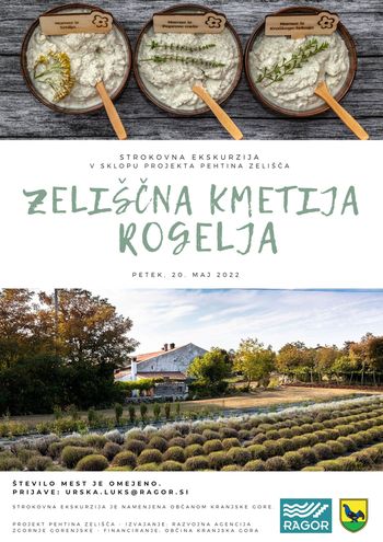 Strokovna ekskurzija na ZELIŠČNO KMETIJO ROGELJA