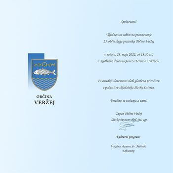 23. občinski prazink Občine Veržej