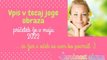 Prijave na Tečaj joge obraza