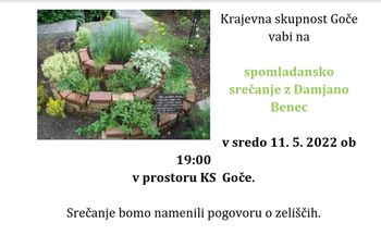 Spomladansko srečanje z Damjano Benec