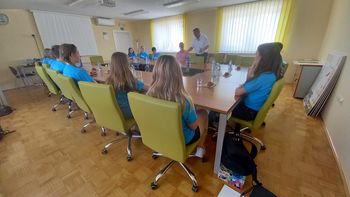 Odličnjaki na sprejemu pri županu Odličnjaki na sprejemu pri županu
