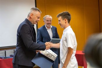 Sprejem slovenjgraških odličnjakov