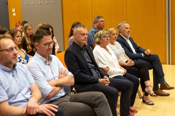 Sprejem slovenjgraških odličnjakov