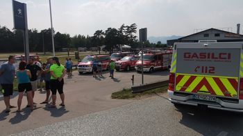 Video novica: Gasilci Savinjsko-Šaleške regije so se odpravili na gašenje požara na Krasu