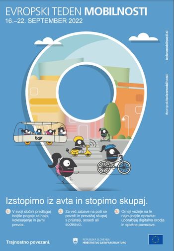 Mestna občina Celje v Evropskem tednu mobilnosti (ETM) 2022 
