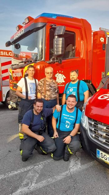 Kras gasili tudi slovenjgraški gasilci
