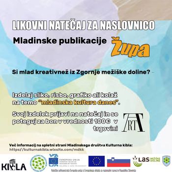 Likovni natečaj za naslovnico Zgornje Mežiške mladinske publikacije Župa!