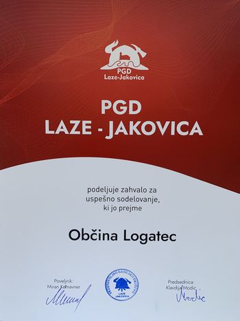 Prostovoljno gasilsko društvo Laze – Jakovica v kraju deluje že 100 let