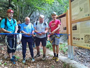 Uradno odprli prvo jeseniško ferato Dobršnik