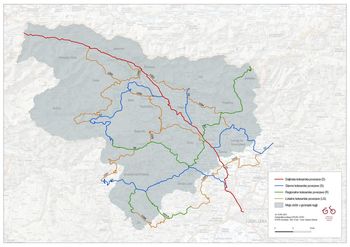 Kolesarje v septembru čakajo nove označbe kolesarskih povezav