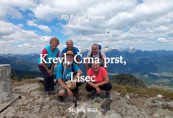 PD na Krevlu, Črni prsti in Licscu 31.7.2022