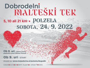 V soboto, 24. 9. tečemo za dober namen na Dobrodelnem malteškem teku