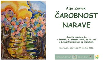 ČAROBNOST NARAVE, odprtje razstave Alje Zevnik
