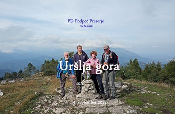 Veterani PD na Uršlji gori
