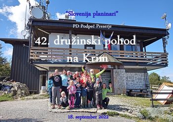 42. DRUŽINSKI POHOD NA KRIM